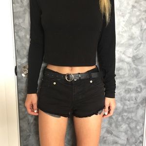 Black shorts